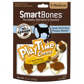 SMART BONES 潔齒玩樂球  (M-花生醬味) SMART BONES 潔齒玩樂球  (M-花生醬味)